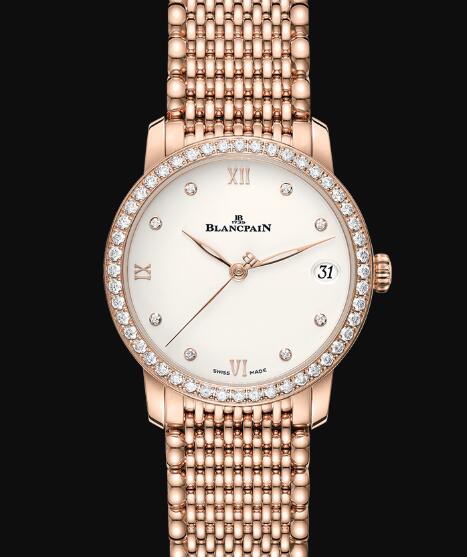 Blancpain Villeret Watch Review Villeret Women Date Replica Watch 6127 2987 MMB